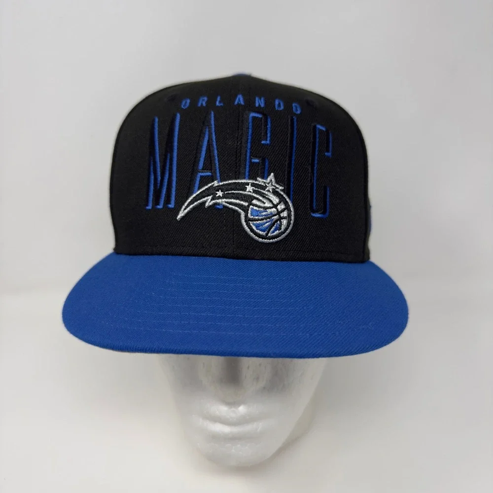 New Era 9FIFTY Orlando Magic Snapback Hat Mens Black Blue NBA Basketball Cap‎